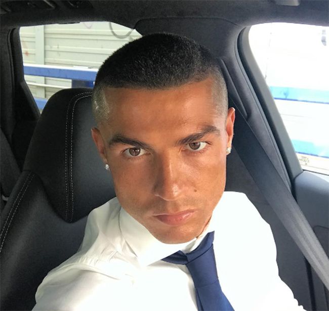 Real Madrid's Cristiano Ronaldo reveals shocking new haircut | HELLO!