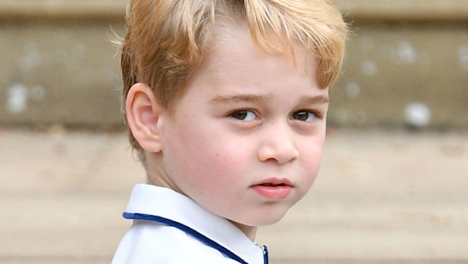 Prince George debuts new, grown up hairstyle at the Queen's Christmas lunch | HELLO! Prince George debuts new, grown up hairstyle at the Queen's Christmas lunch | HELLO!