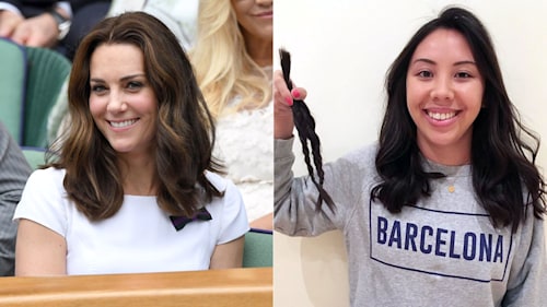 I did a Kate Middleton and chopped my hair for charity