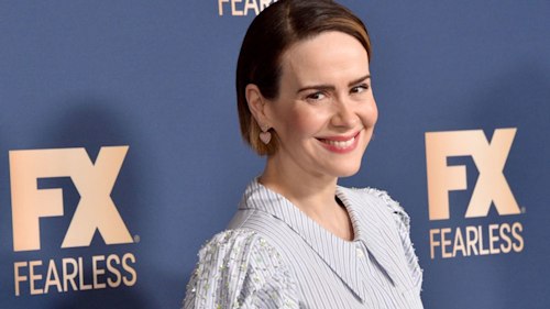 Sarah Paulson's hair mistaken for a wig in hilarious video