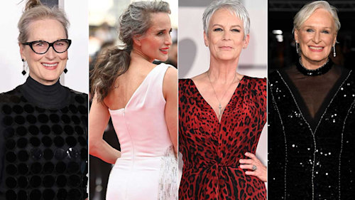 10 celebs who have gone grey: Salma Hayek, Jamie Lee Curtis and more