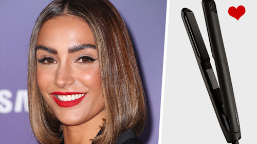 Frankie Bridge swears by the top-rated Cloud Nine hair straighteners - and the reviews are glowing