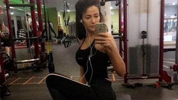 Michelle Keegan gym