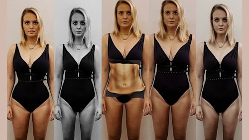 I photoshopped my body to show all the different 'ideal' figures throughout history