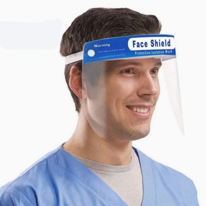 Face Visor Mask PPE shield protection UK MADE reusable plastic 