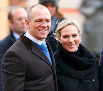 Mike Tindall and Zara dressed in smart attire