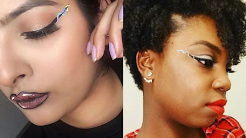 This ribbon eyeliner trend is taking Instagram by storm