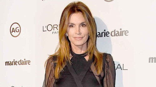 Take a look at Cindy Crawford’s glam squad in action