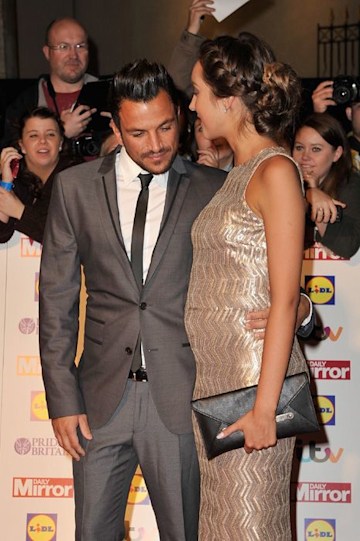 Peter Andre and his pregnant girlfriend Emily MacDonagh attend Pride of ...