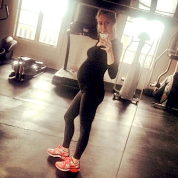 Kristin Cavallari shows off baby bump in gym selfie | HELLO!