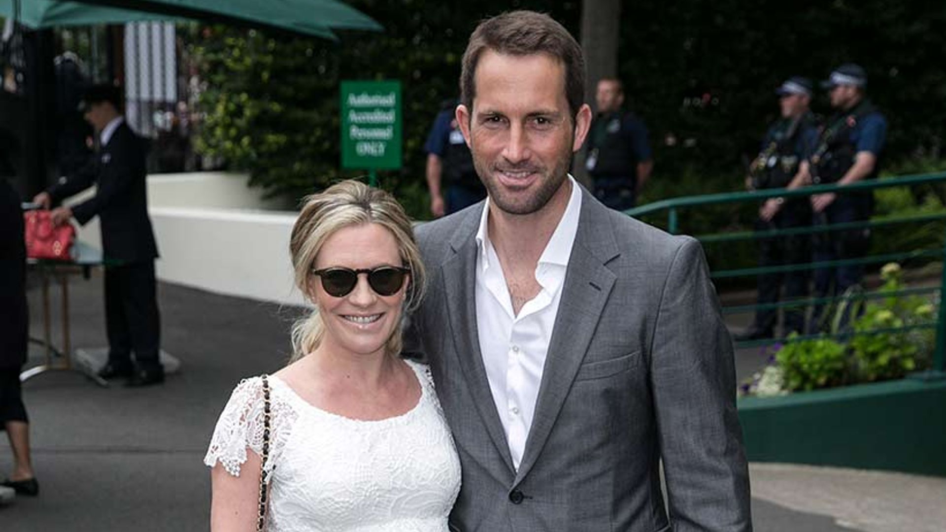 Sir Ben Ainslie and wife a baby girl see the first