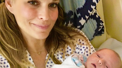 Molly Sims' children have met their new baby brother – and it was emotional!