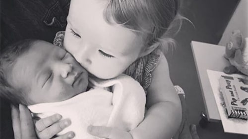 Harry Judd shares very hunky snap with newborn baby boy Kit