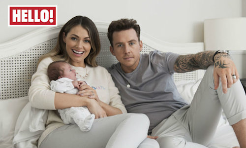 EXCLUSIVE: Danny Jones and wife Georgia introduce baby Cooper – and open up about his dramatic birth