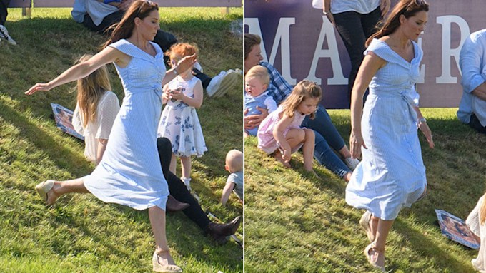 kate middleton's stunning figure at the polo