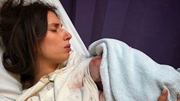 stacey solomon gives birth