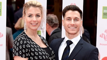 gemma atkinson and gorka marquez on the red carpet