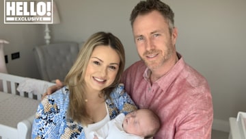 ola and james jordan with baby