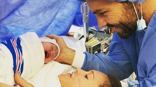 Ben Foden and wife Jackie share adorable photos of newborn baby daughter