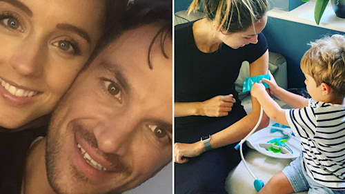 Peter Andre's doctor wife shares invaluable tips for children's first aid