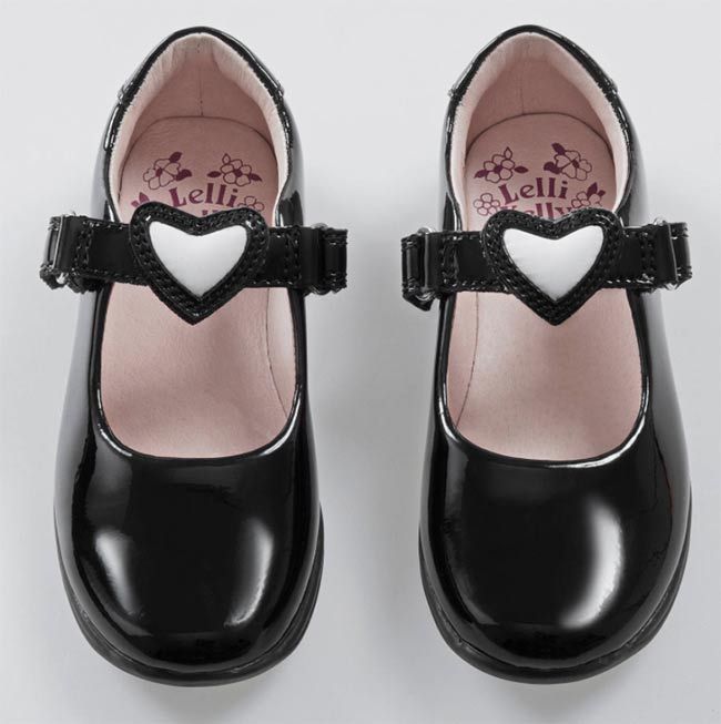SKIDS Louise girls leather school shoes 
