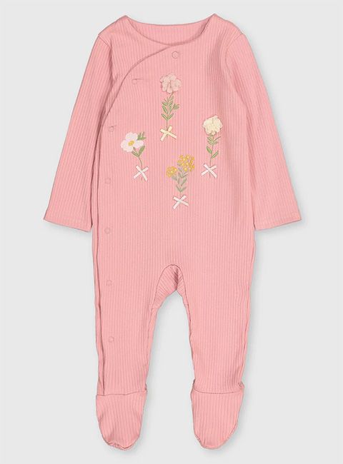 Baby Unisex Boys Girls Velour Babygrow Sleepsuit & Matching Hat Gift Mother/care 