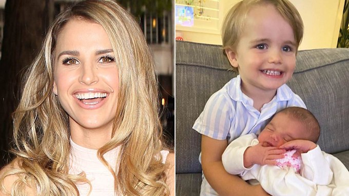 Vogue Williams' baby Gigi adorably twins with brother Theodore | HELLO!