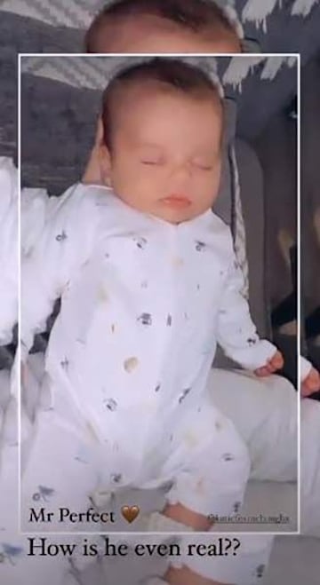 Michelle Keegan melts hearts as she coos over 'perfect' baby boy | HELLO!