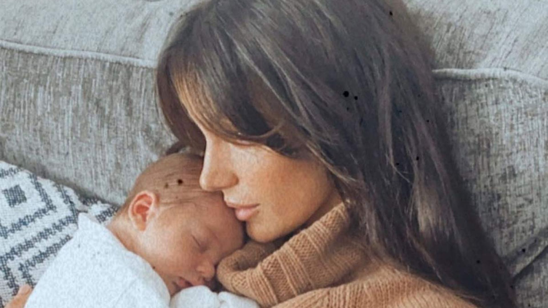Michelle Keegan melts hearts as she coos over 'perfect' baby boy HELLO!