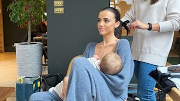lucy-mecklenburgh-breastfeeding-baby