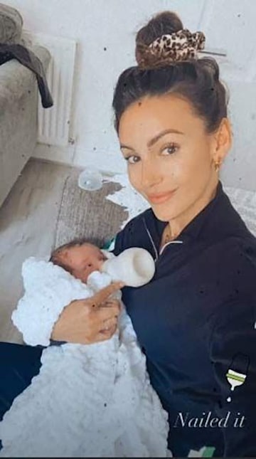 Michelle Keegan shares baby update with husband Mark Wright | HELLO!