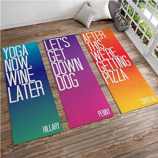 Custom Yoga Mat Printed Yoga Mats by Any Photos as You Wish,Personalized   Yoga Mats with Name Mothers Day Gift