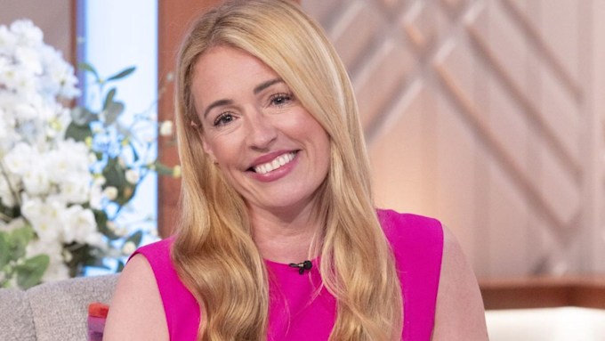 cat deeley pink sleeveless dress
