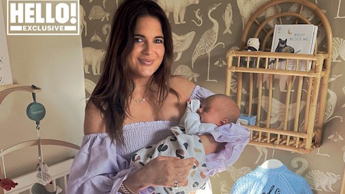Binky Felstead opens up about first weeks as a mother-of-two and reveals details about Wolfie's birth