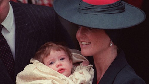Why Princess Eugenie's 1990 christening was a rather loud affair