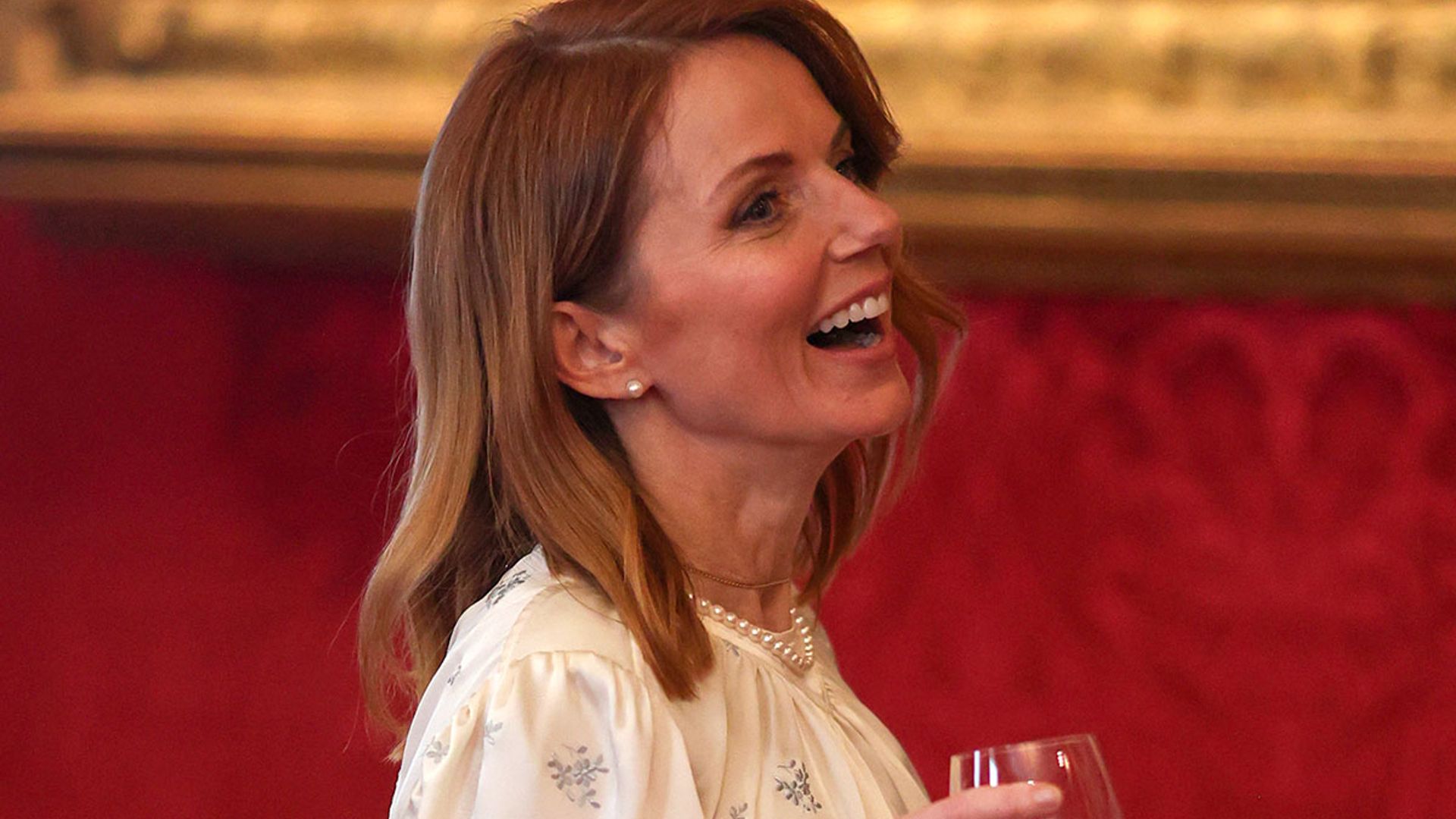 Geri Horner Stuns In Dazzling Outfit For Never-before-seen-photos