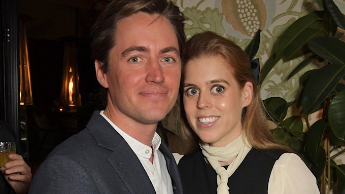 Princess Beatrice's stepson Wolfie helps his mum out at work – see ...