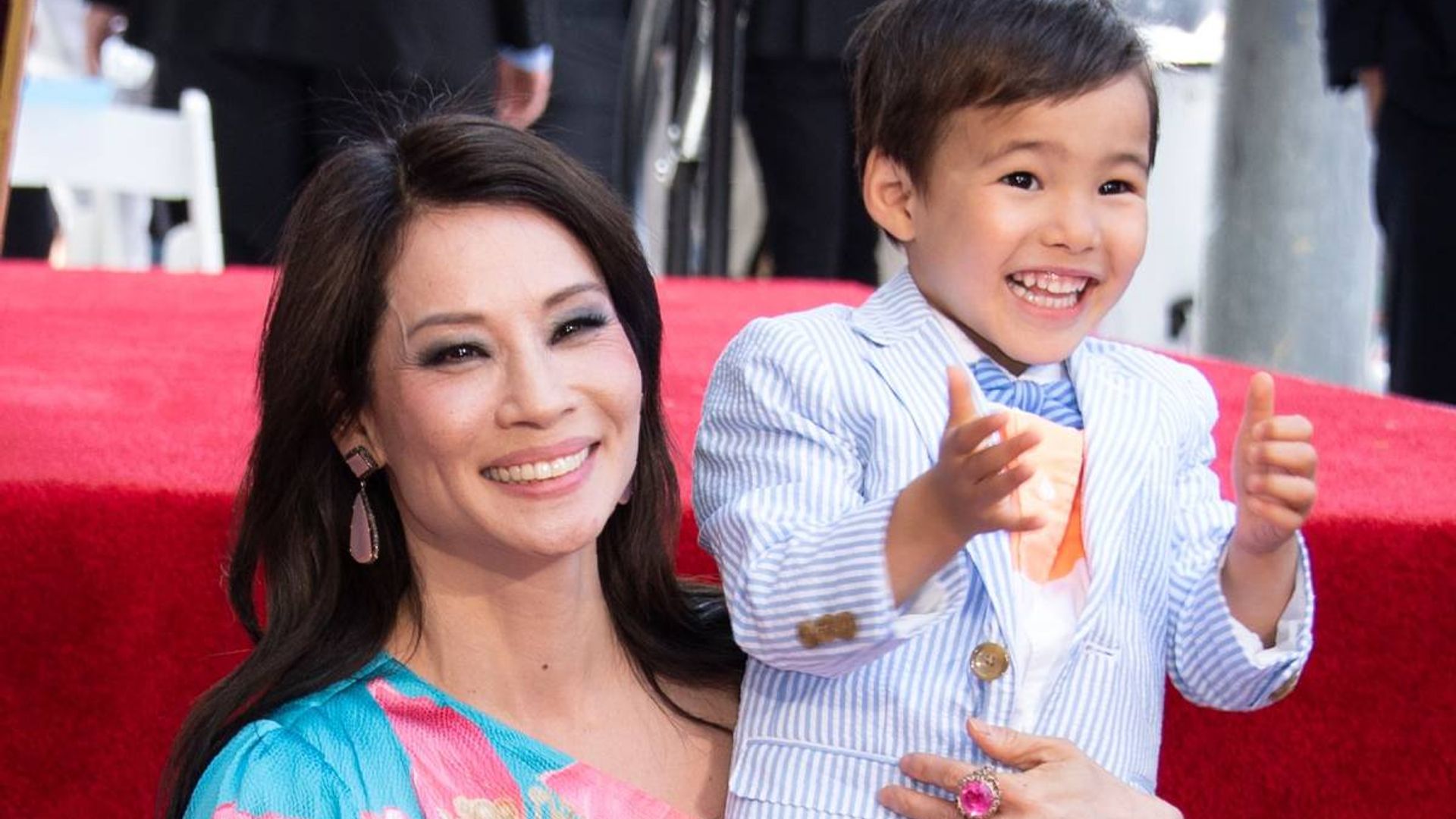 Lucy Liu gives rare insight into raising son Rockwell and reaction to