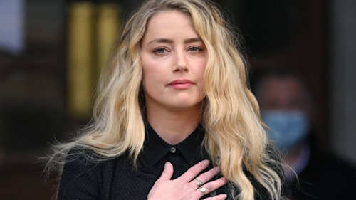 Where was Amber Heard's baby daughter during Johnny Depp trial?