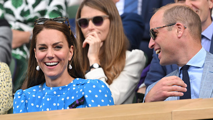 Kate Middleton's sweet kiss at Wimbledon you may have missed | HELLO!