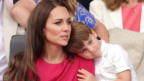 This clip of Duchess Kate giving Prince Louis a drink has seriously confused royal fans - watch