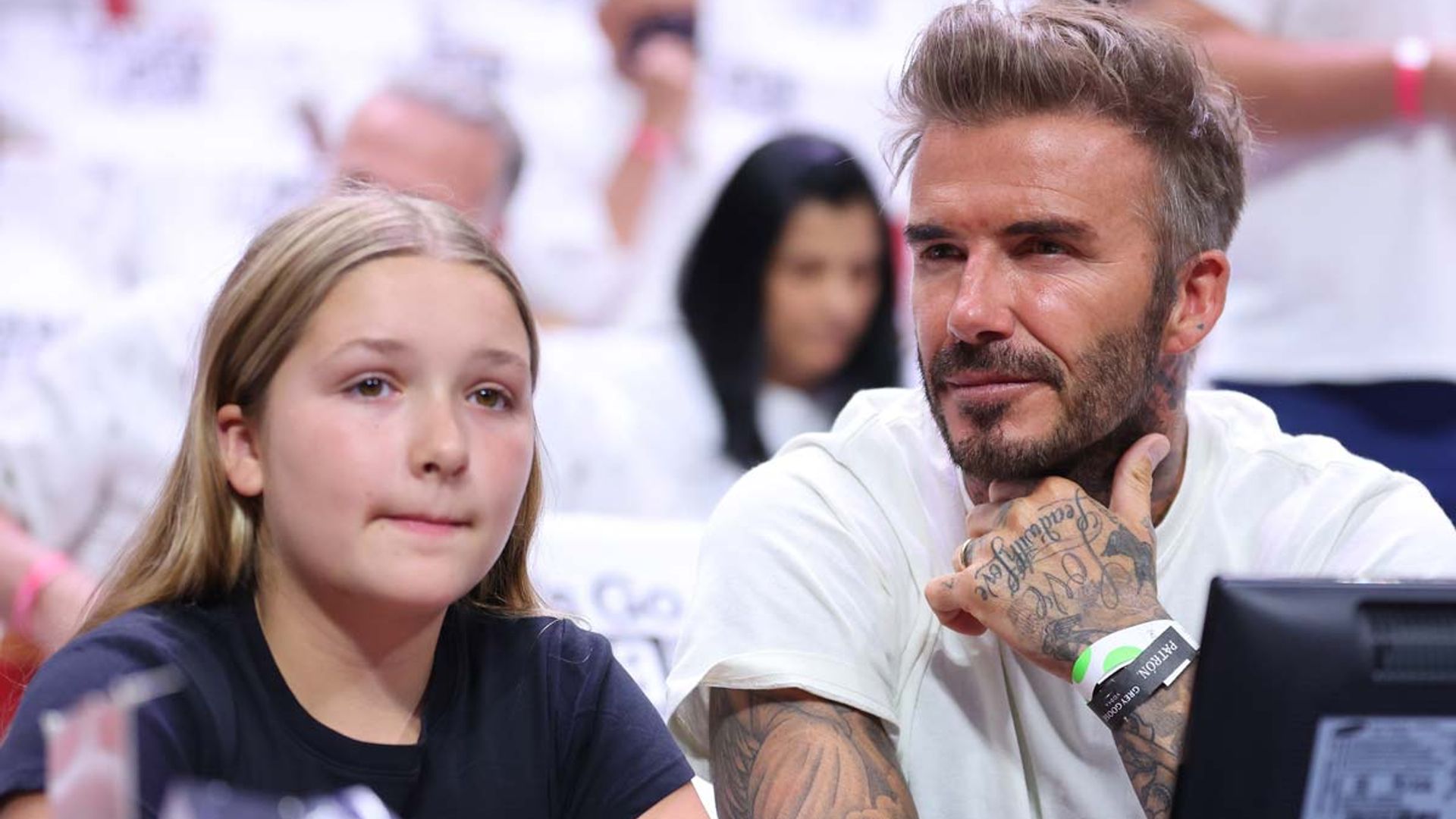 David Beckham proves daughter Harper could be a future England
