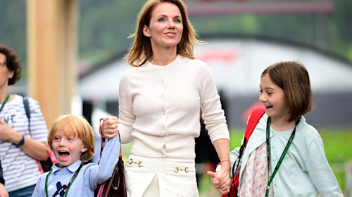 Geri Horner on baby number three with husband Christian