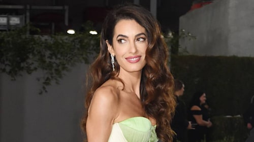Amal Clooney talks twins as she attends Michelle Obama's Get Her There event