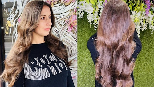 Mum makeover: ‘I tried glamorous hair extensions at 44 – and feel amazing’
