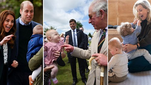 10 heart-warming photos of royals cooing over babies - from Princess Kate to King Charles