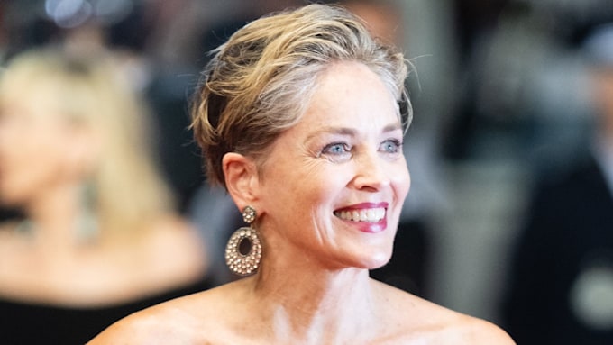 sharon stone at cannes