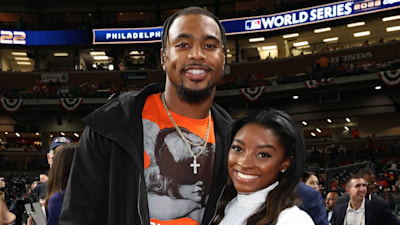 Simone Biles shares special new picture with fiance after baby news ...