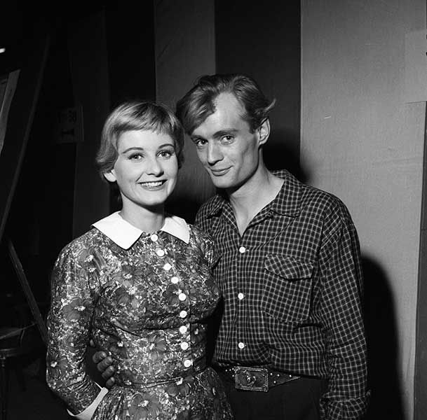 David McCallum and his wife Jill Ireland