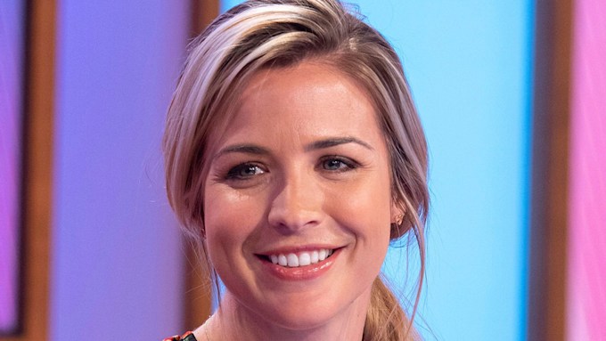 Gemma Atkinson smiling in a close-up photo.